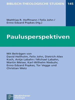 cover image of Paulusperspektiven
